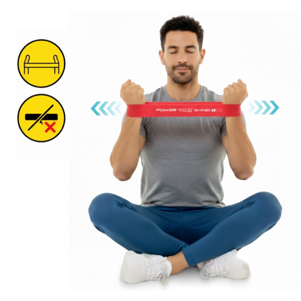 Guma oporowa do ćwiczeń MINI POWER BAND 0,4 mm