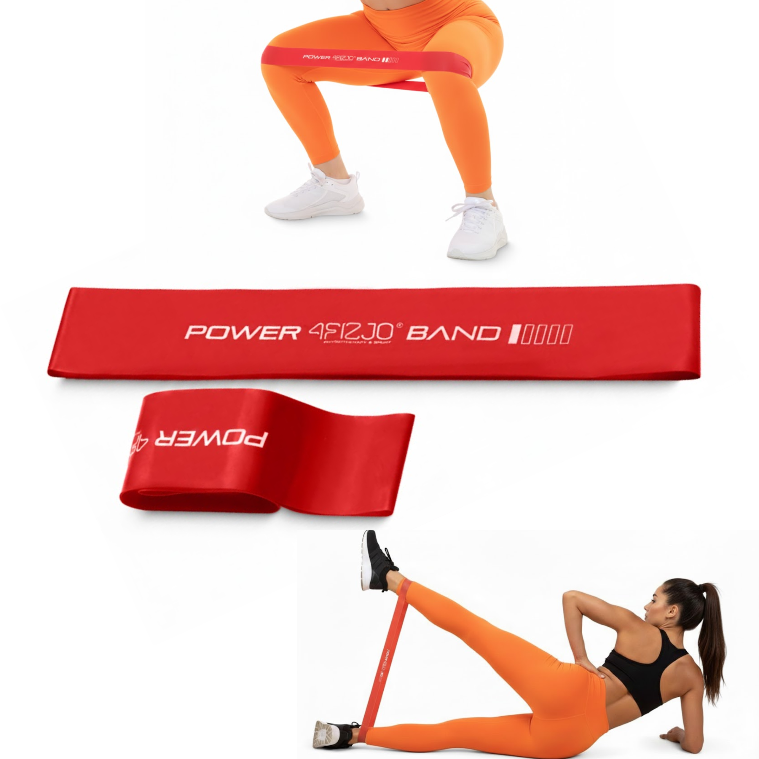 Guma oporowa do ćwiczeń MINI POWER BAND 0,4 mm