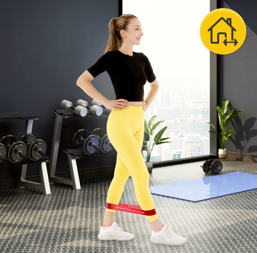 Guma oporowa do ćwiczeń MINI POWER BAND 0,4 mm